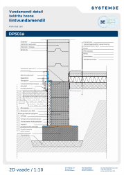 Vundamendi detail keldrita hoone lintvundamendil